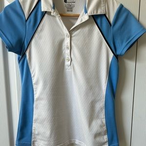 Izod women’s golf top and matching shorts